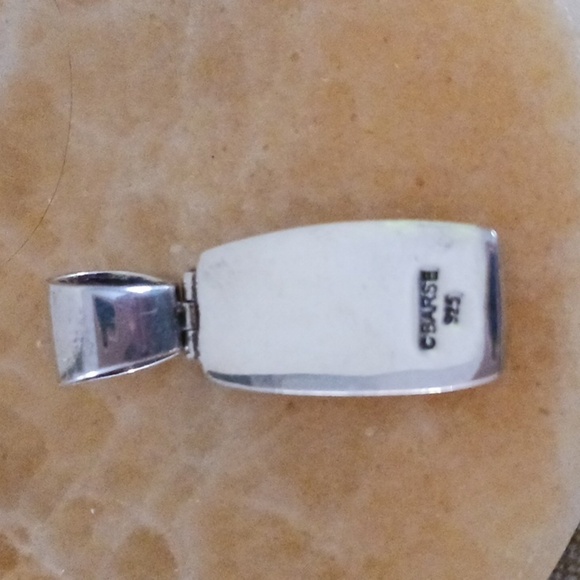 Barse Stone 925 Silver Pendant - Picture 3 of 9